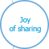 Joy of sharing